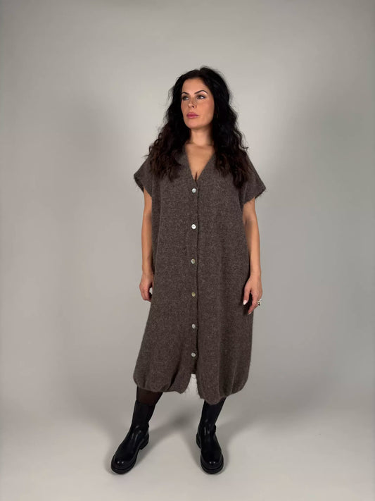 JOELLE klänning/väst brun