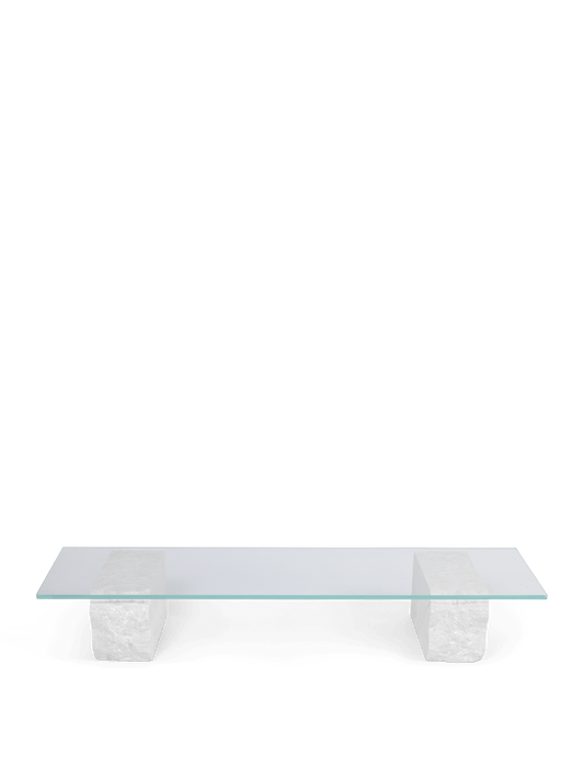 Mineral Display Table - Bianco Curia