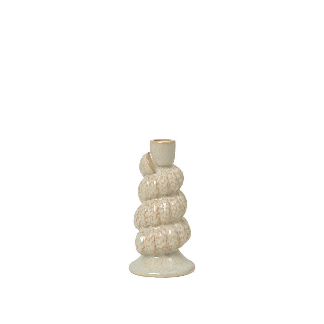 Shelly Candle Holder H18cm White