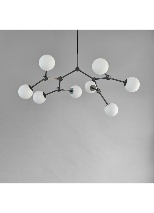 Drop Chandelier Bulp, Mini - Grey