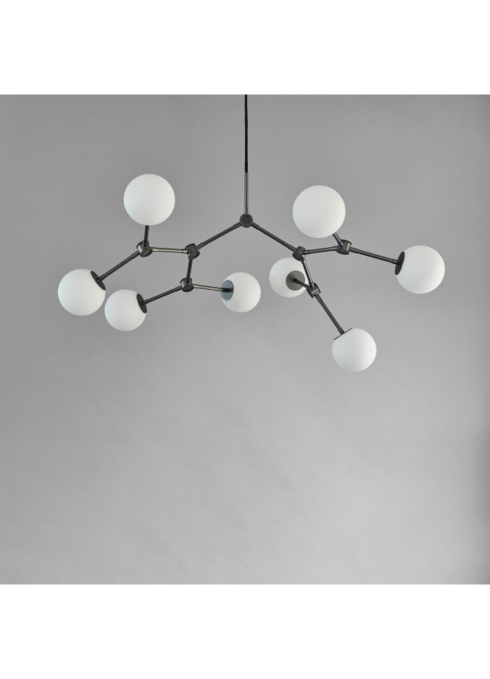 Drop Chandelier Bulp, Mini - Grey