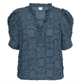 Load image into Gallery viewer, AmarGO Jo Blouse Dusty Blue
