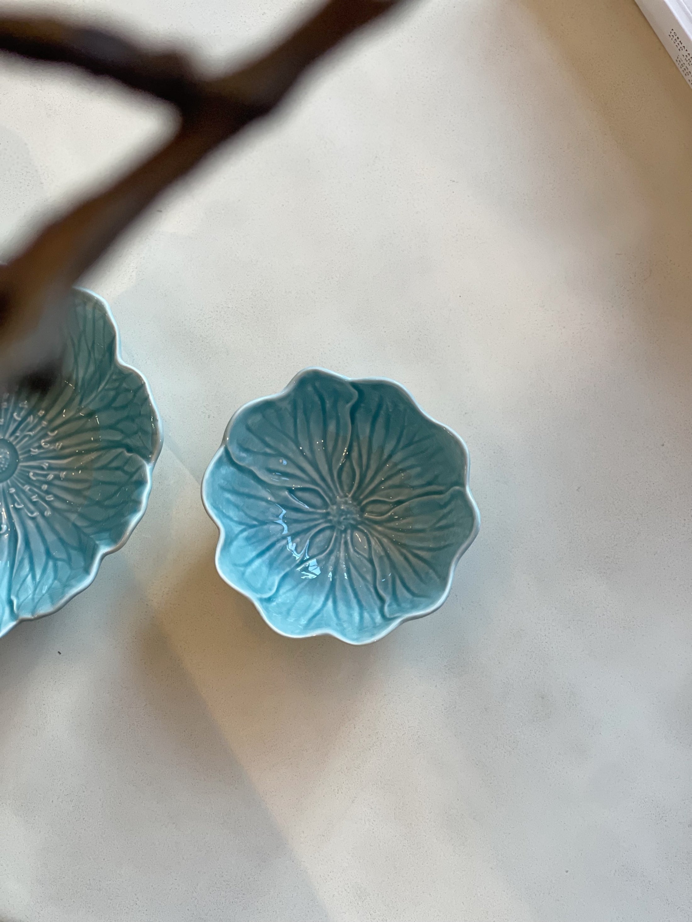 Flora skål blå 12,5 cm