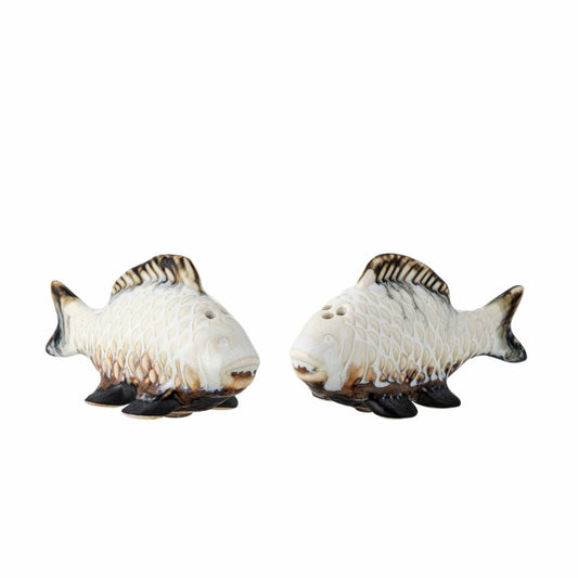 Chase Salt & Pepper Shaker Set, White, Stoneware