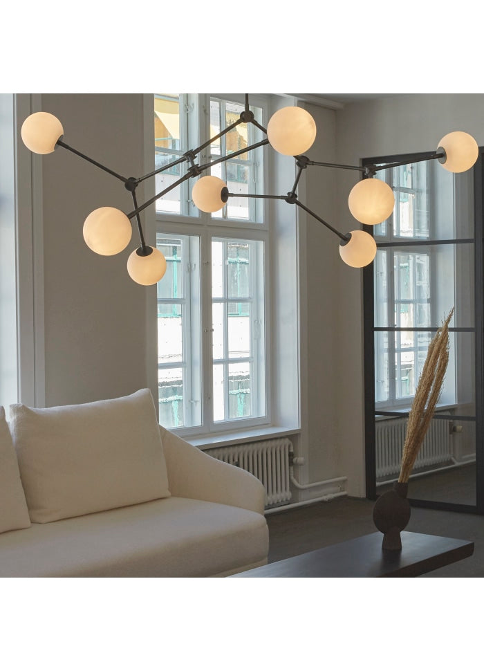 Drop Chandelier Bulp - Grey
