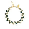 Load image into Gallery viewer, FIONA BRACELET GOLD GREEN COMBO
