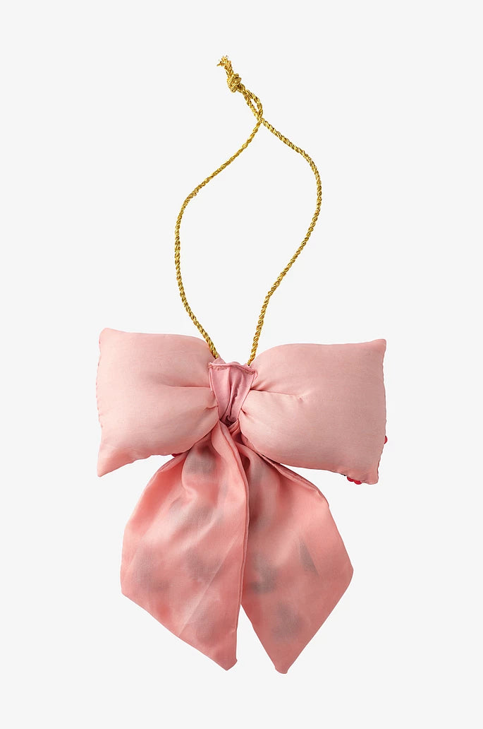 Puffy Christmas Bow “Merry Holly”