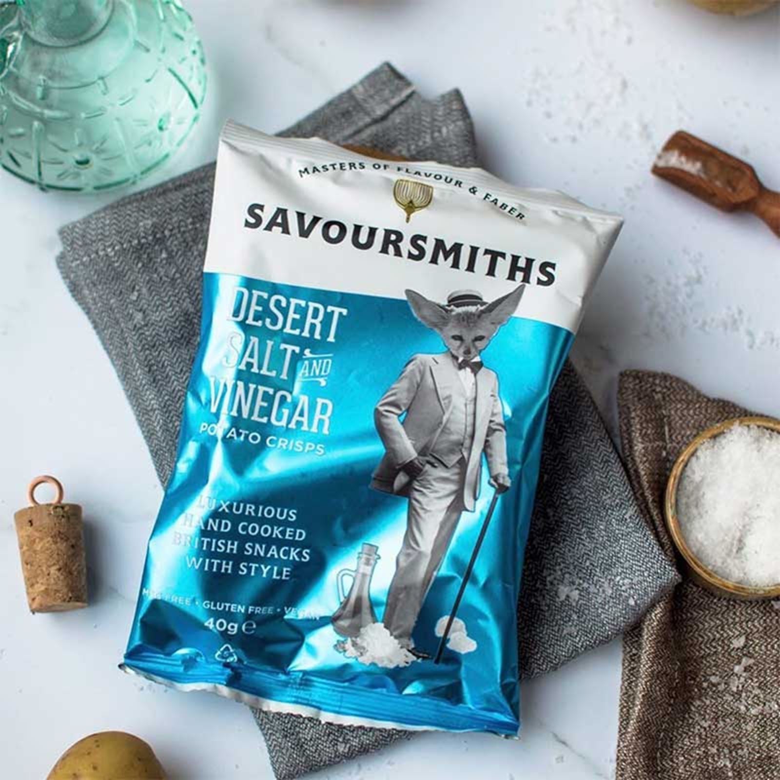 Desert salt & vinägerchips 150g