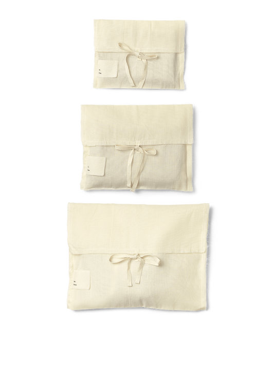 Giftbags - Set of 3 - Natural