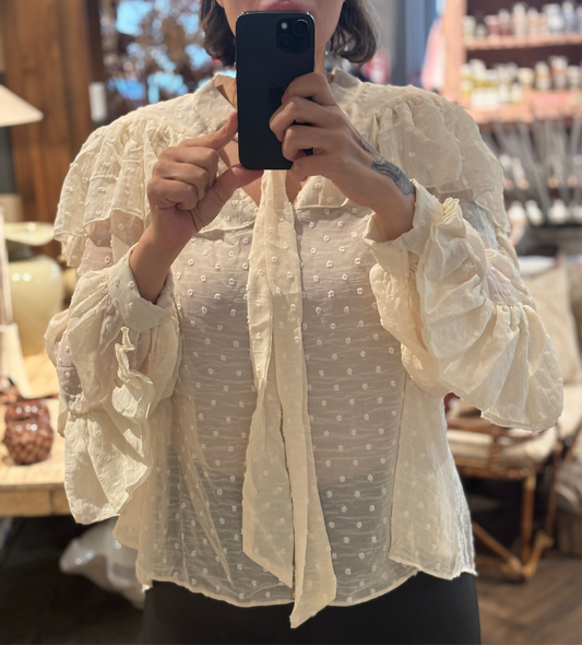Luxe blouse Creme