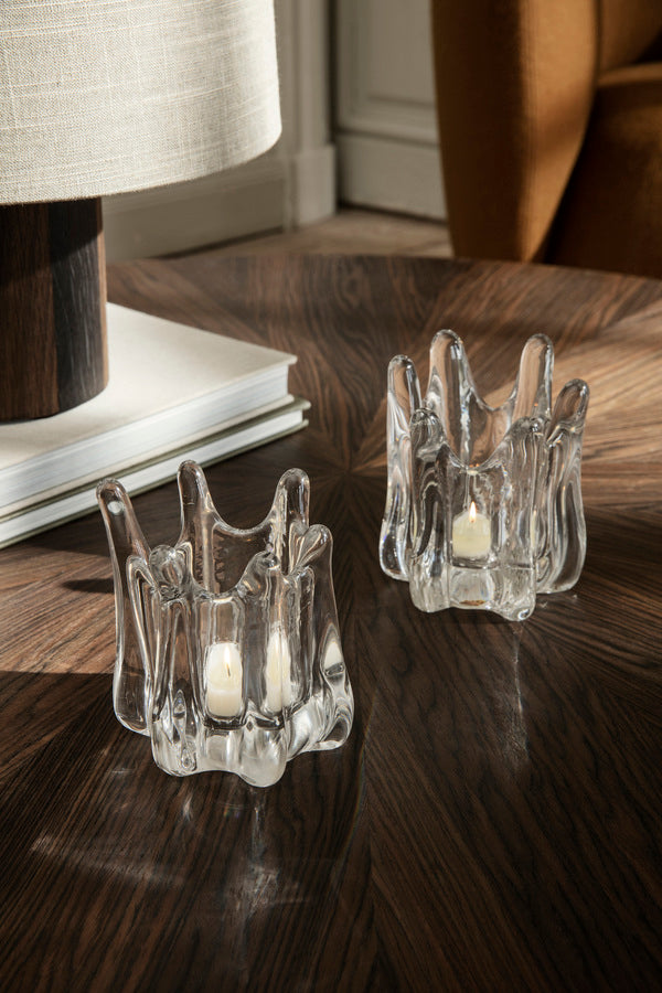 Holo Tealight Candle Holder - Clear