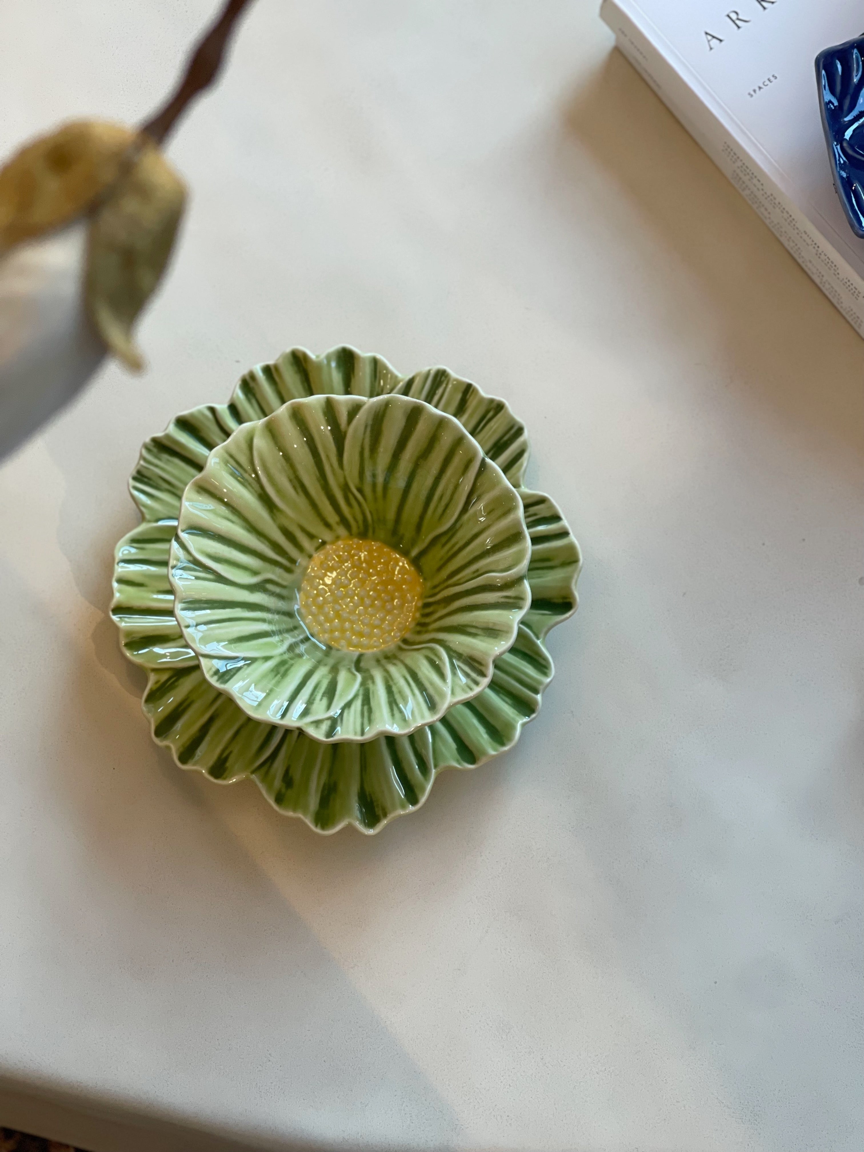 Dessert tallrik rosenskära