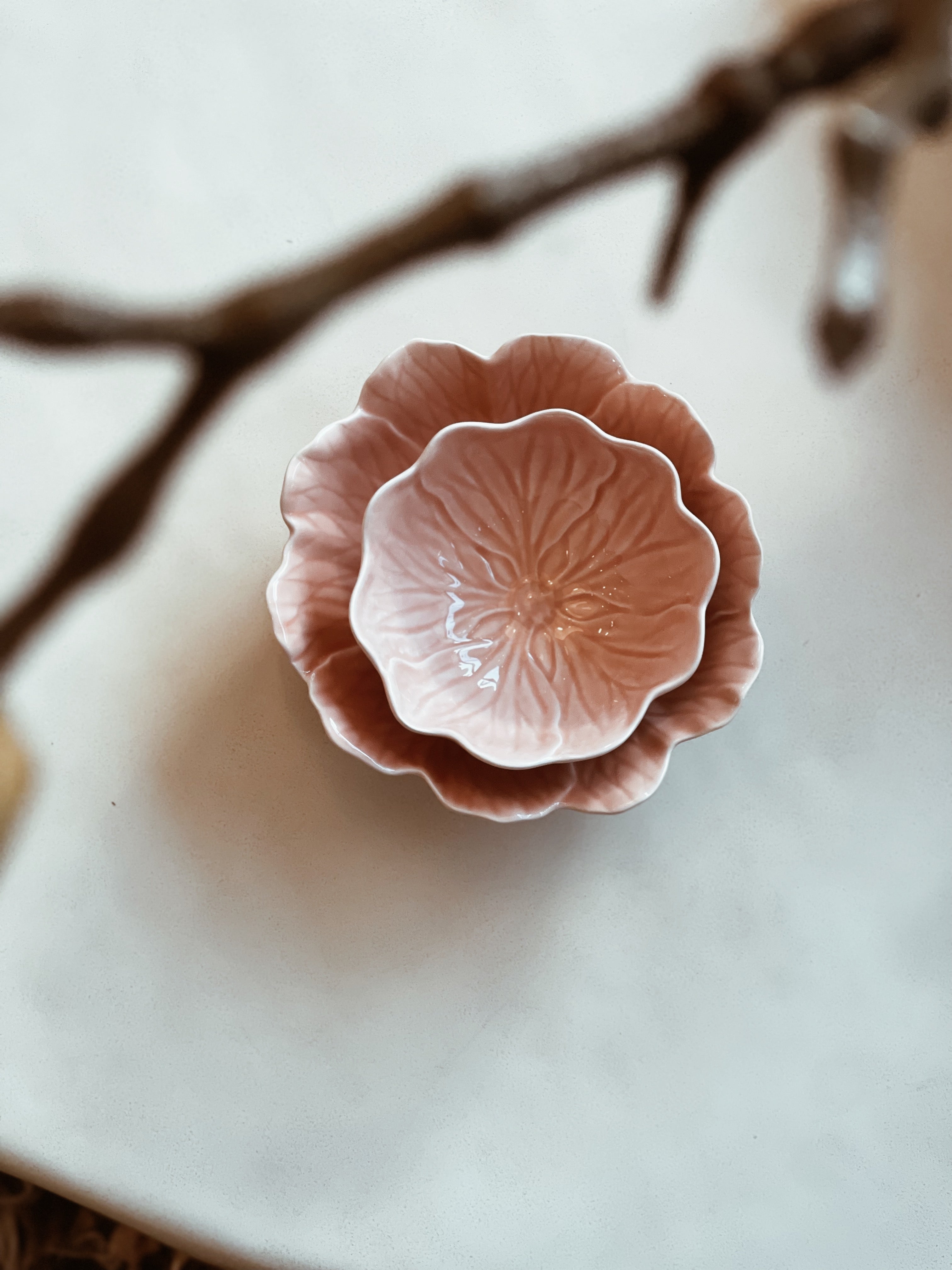 Flora skål rosa 17cm