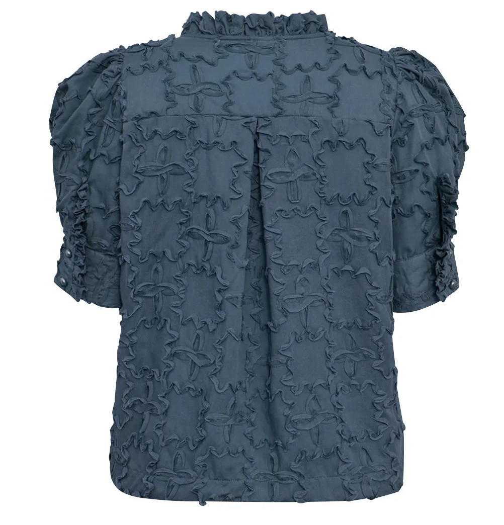 AmarGO Jo Blouse Dusty Blue