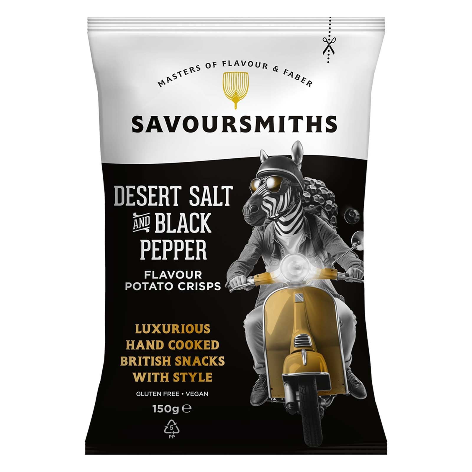 Chips Desert salt & black pepper 150g
