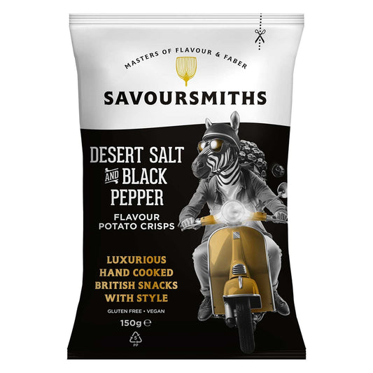 Chips Desert salt & black pepper 150g