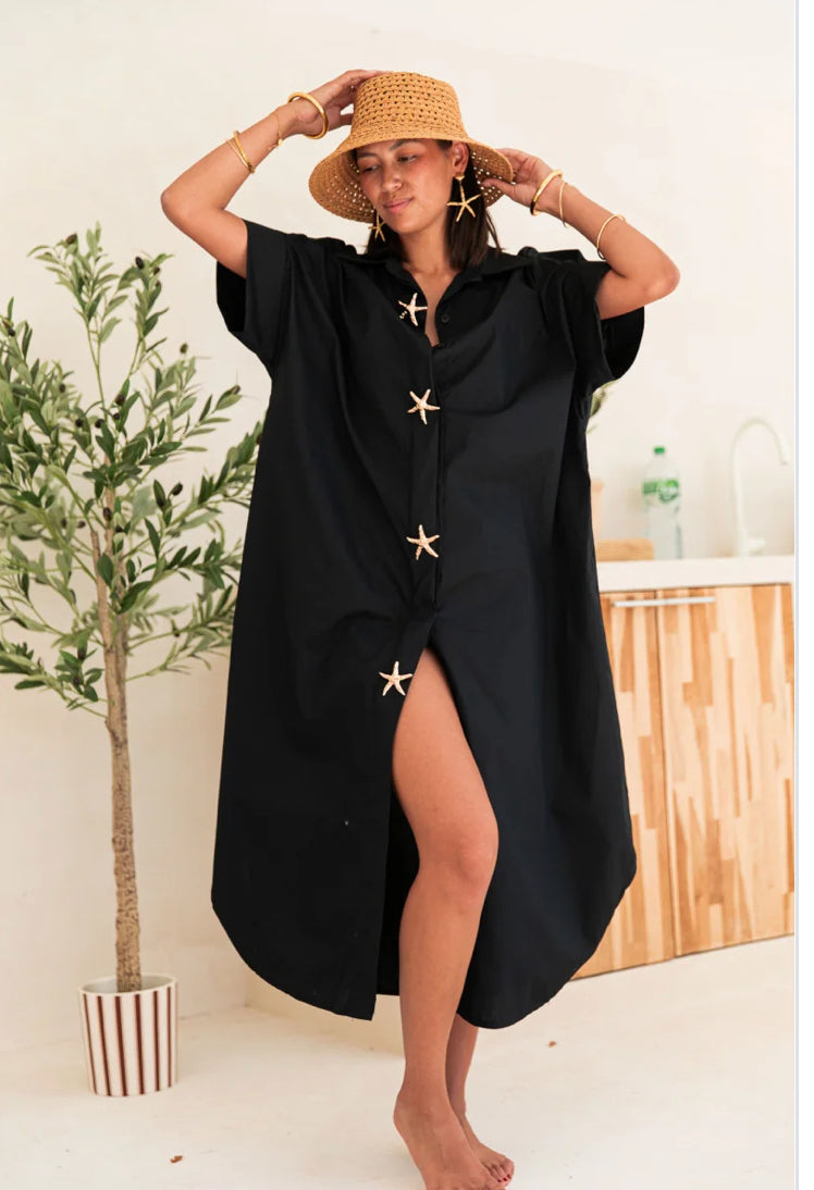 Seastar dress svart