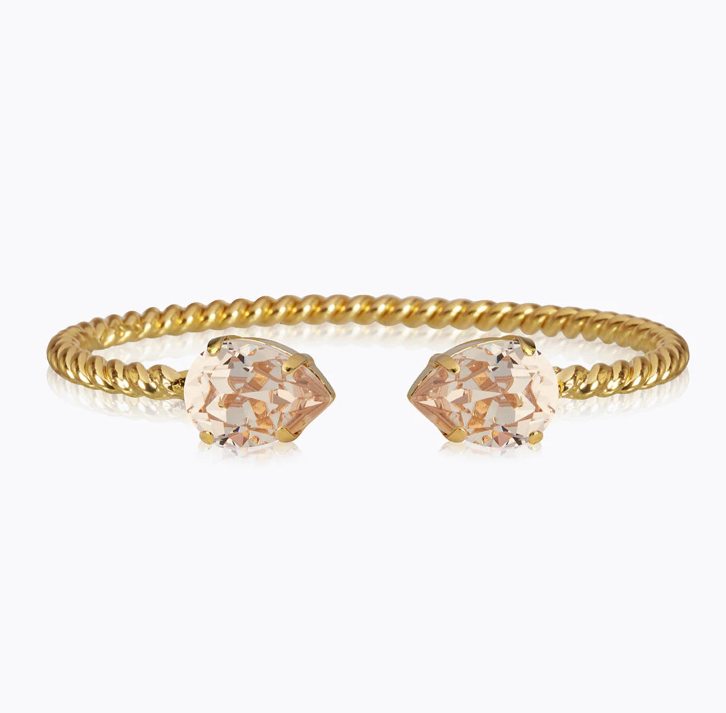 Mini drop bracelet gold Silk