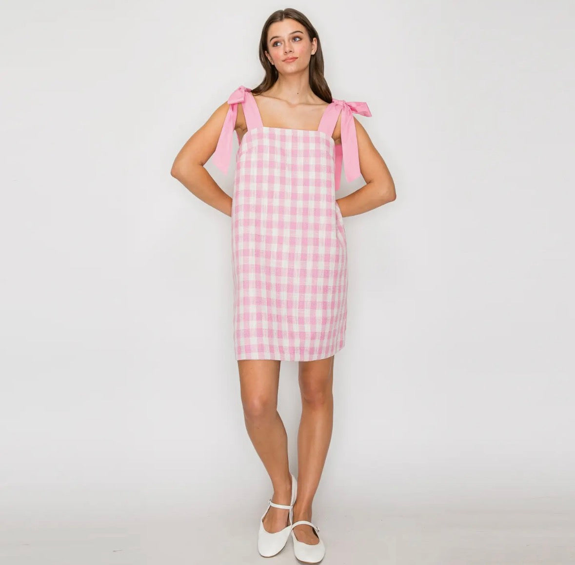 Gingham Pink dress