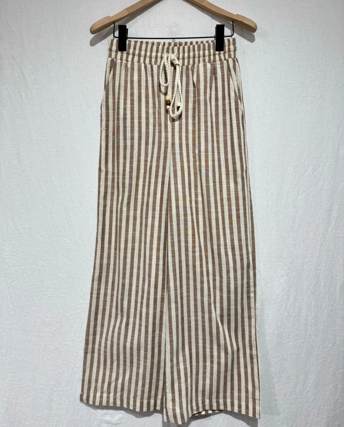 Jenna Stripe pants Taupe