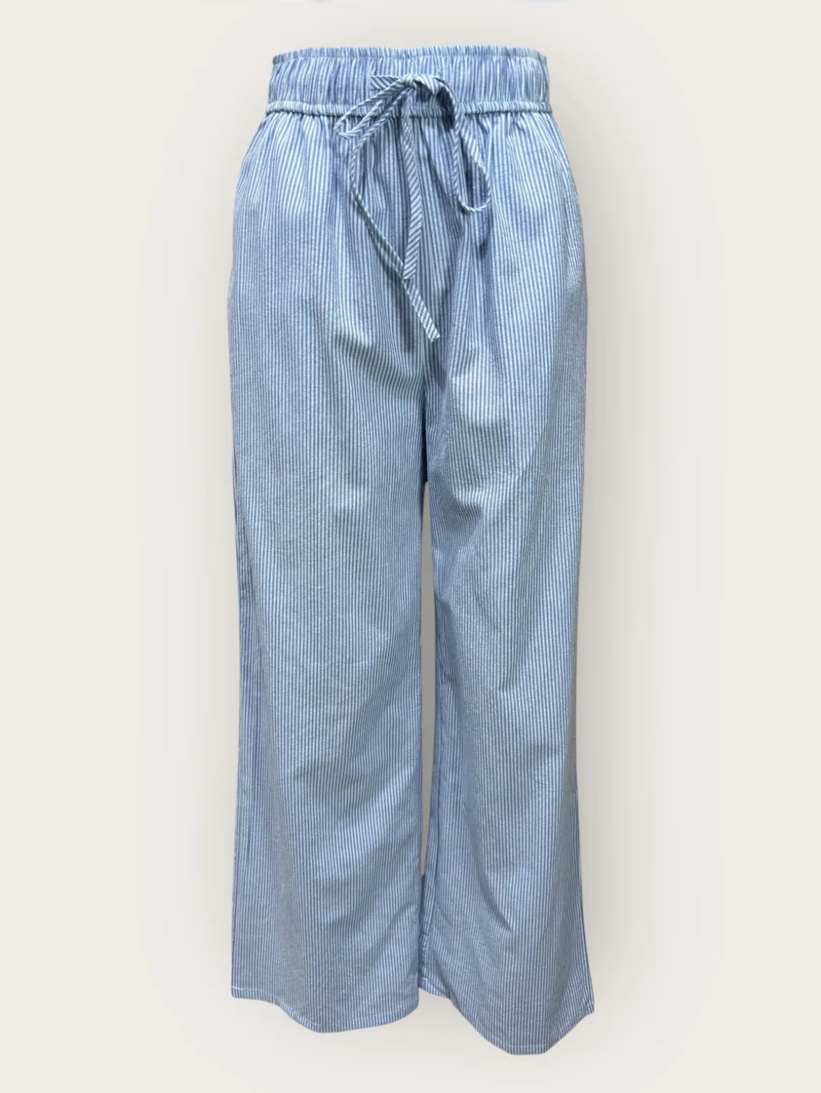 Lo Byxor Blå/vit randig