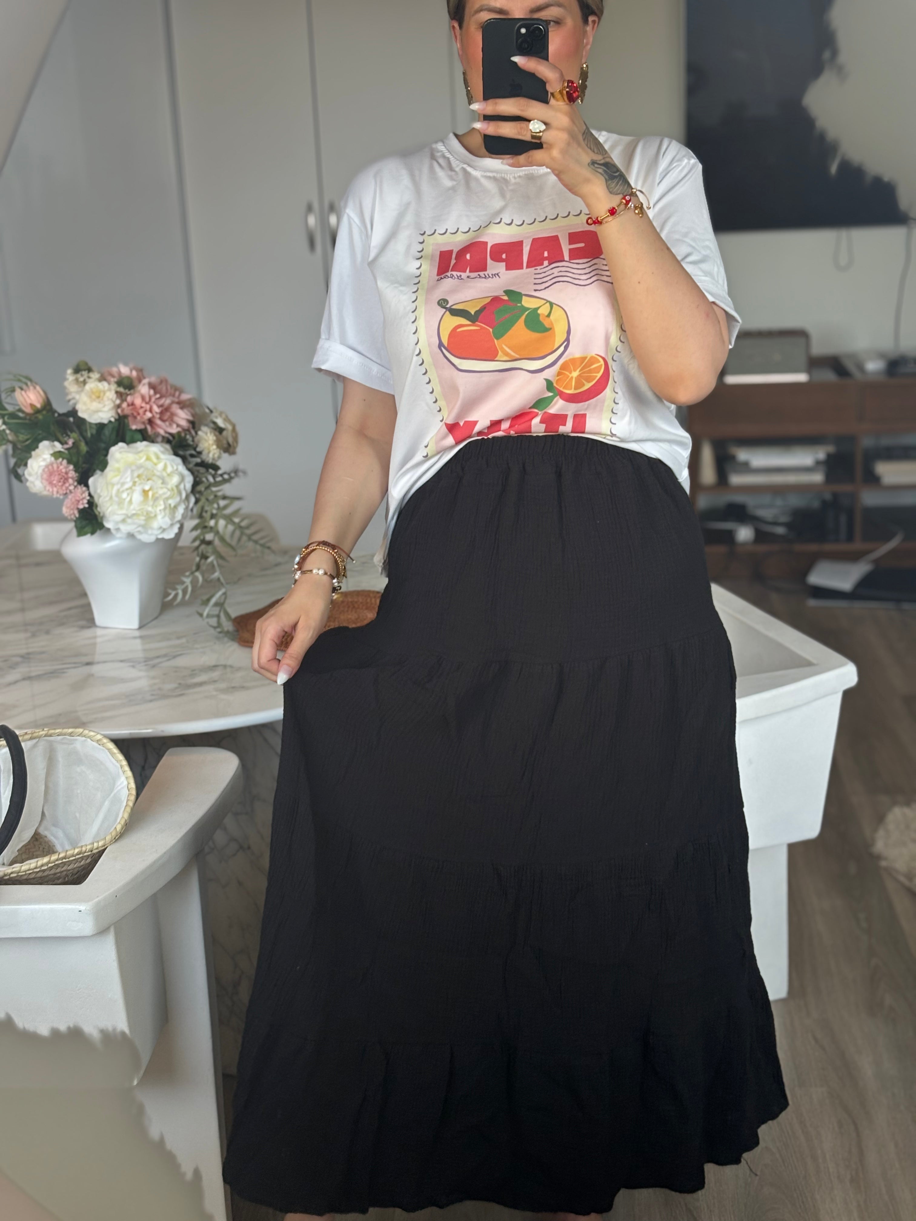 Milly kjol Svart 36-46