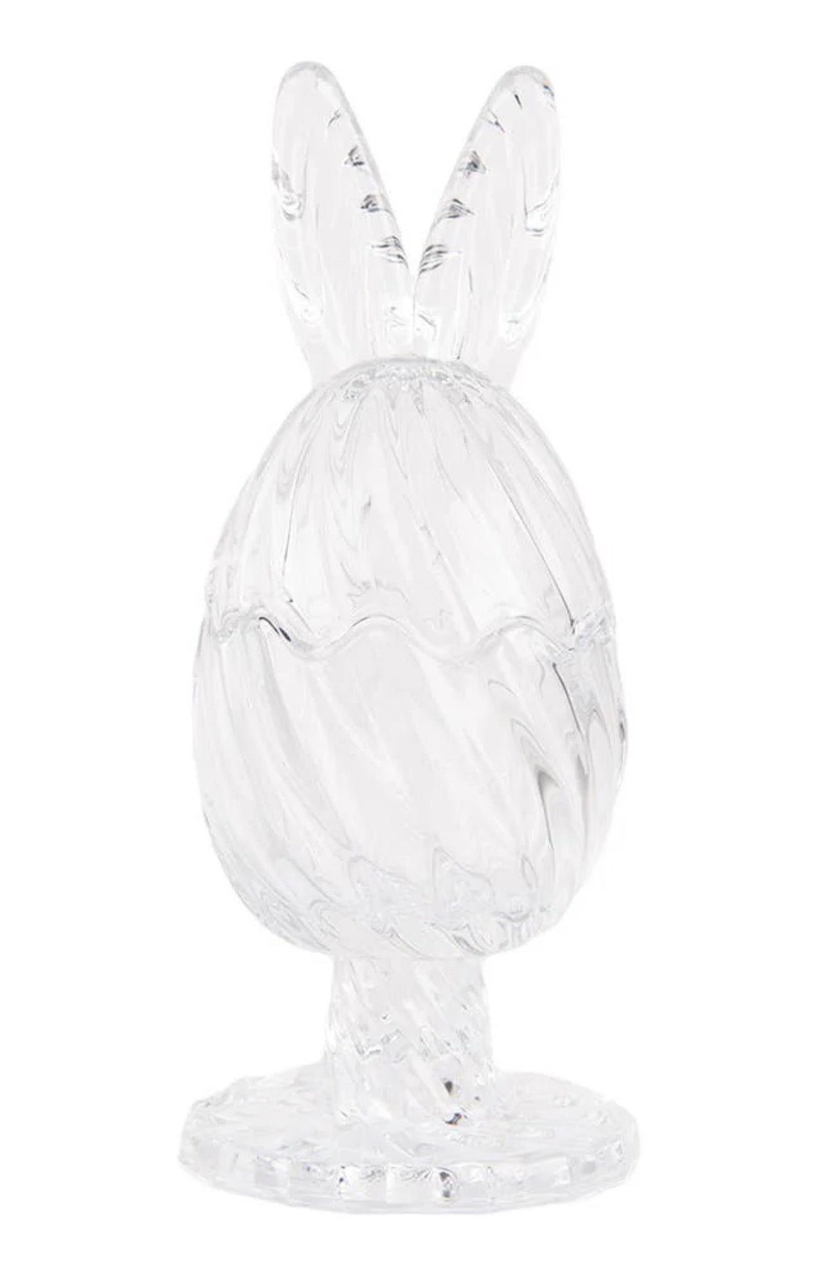 Twisted påskägg på fot med Öron 22 cmi lager 1 Mars Förboka