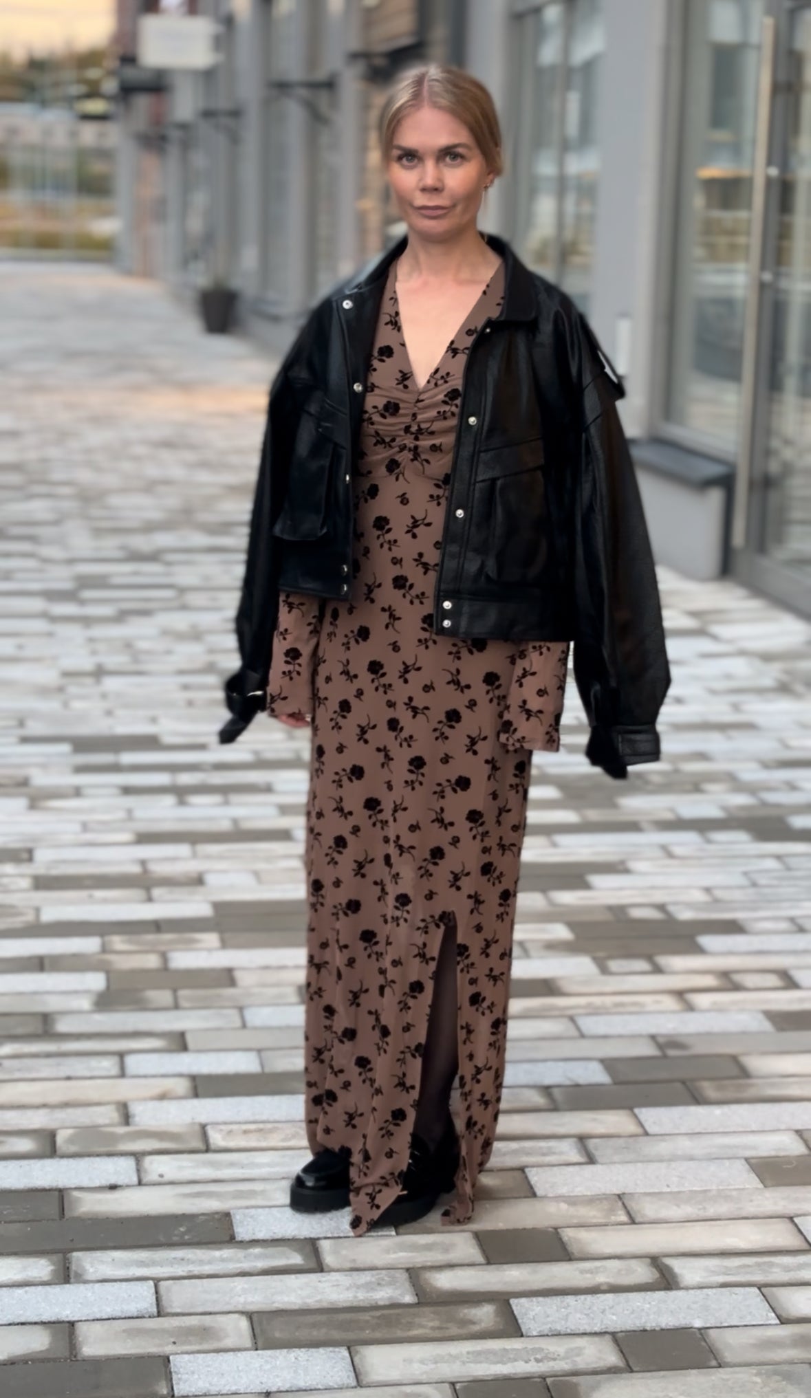 KAMEYELLA DRESS CLARITY MOREL PRINT