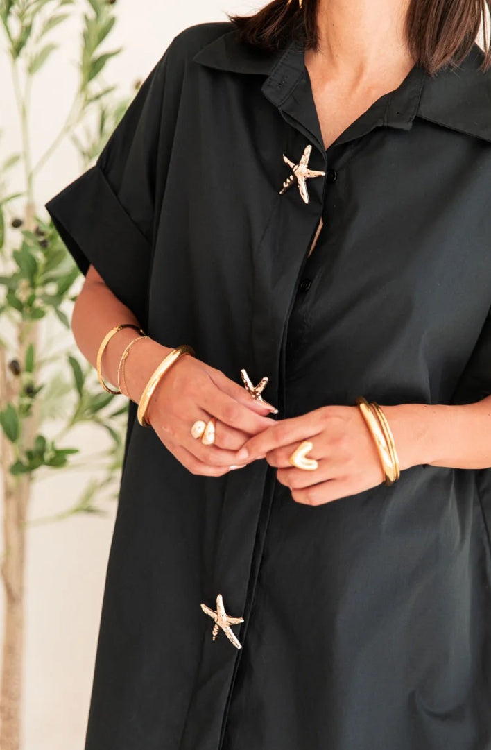 Seastar dress svart