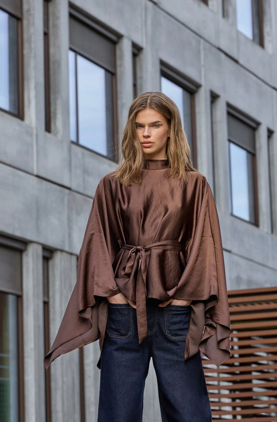 IdunCC Poncho Blouse