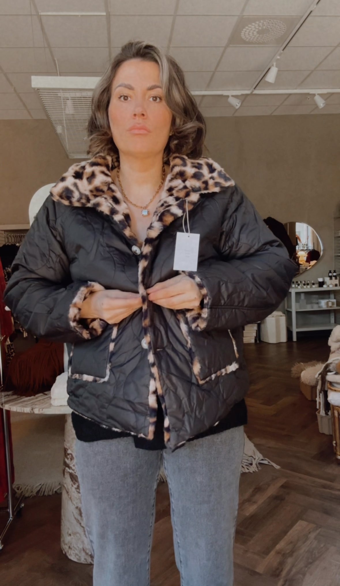 Leo vändbar jacka 🖤