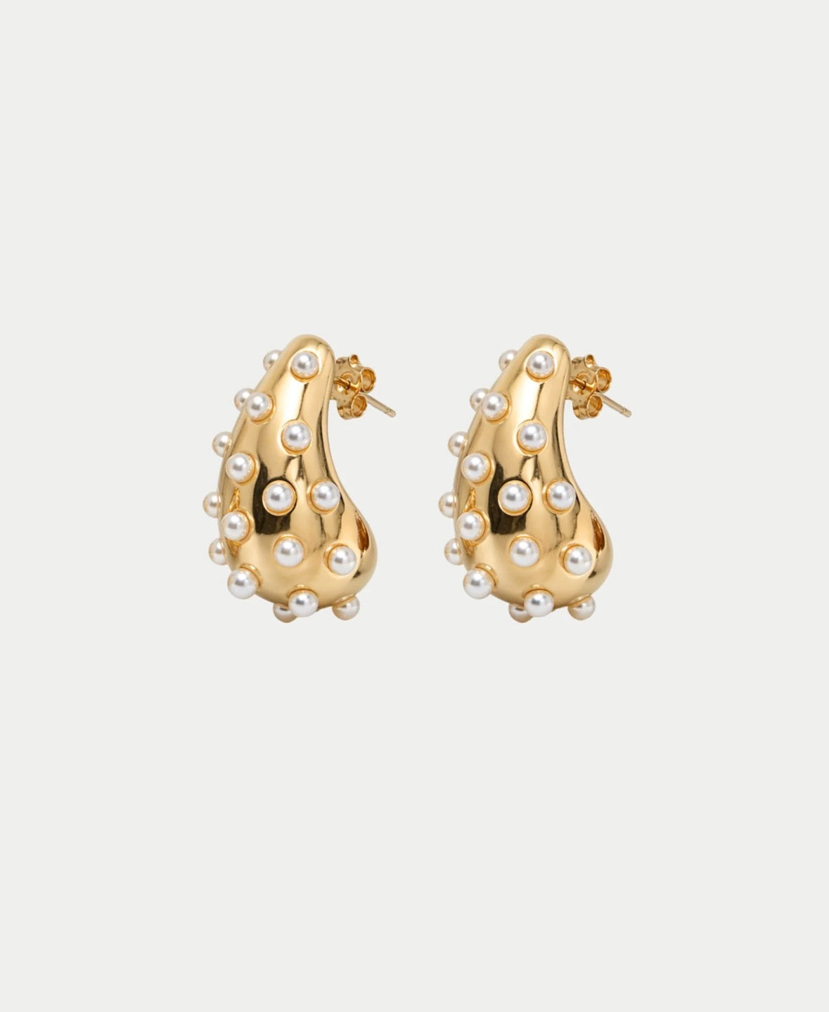Vivianne drop pearl earrings