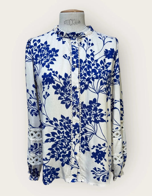 Luna blouse blue