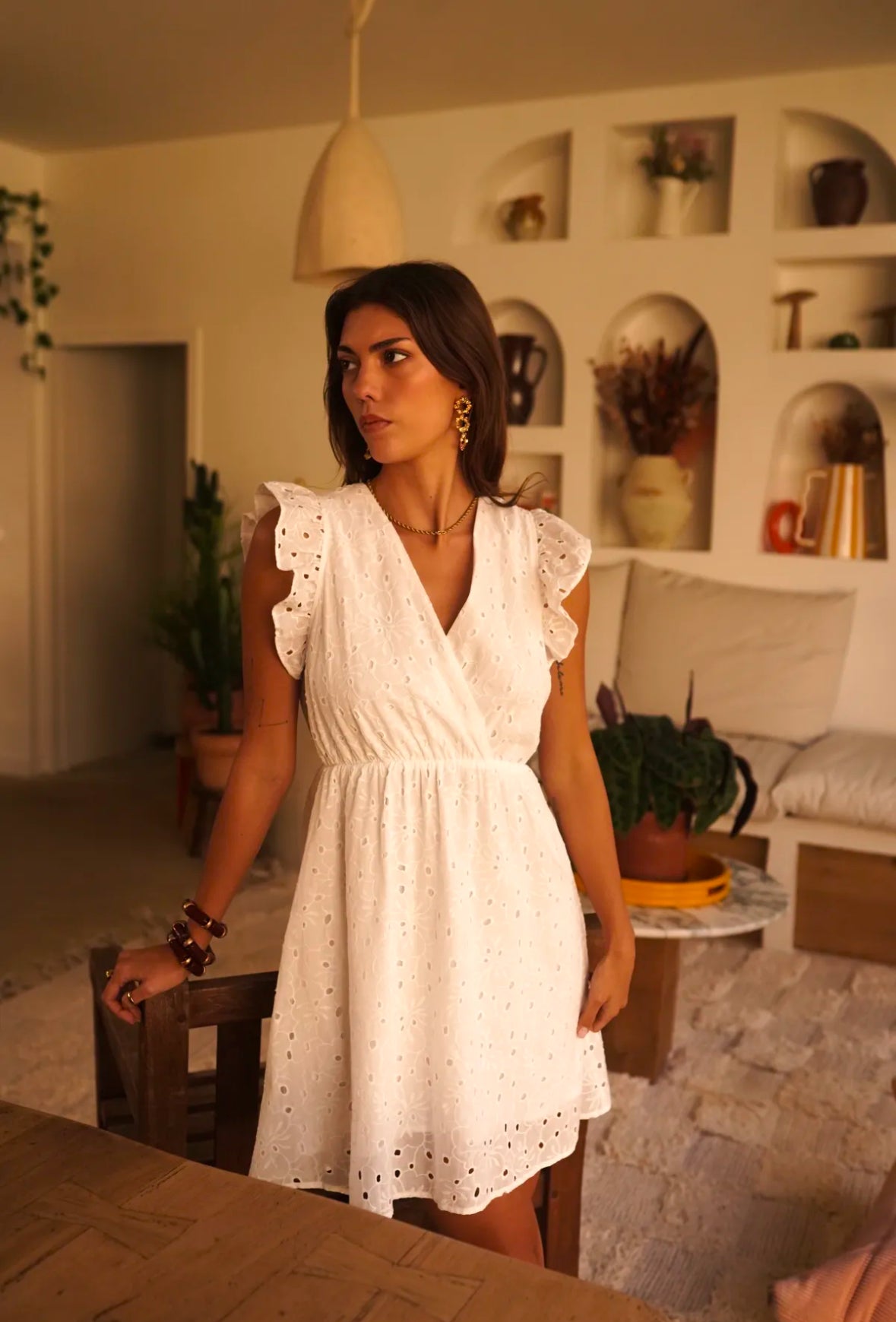 Lilly dress Vit