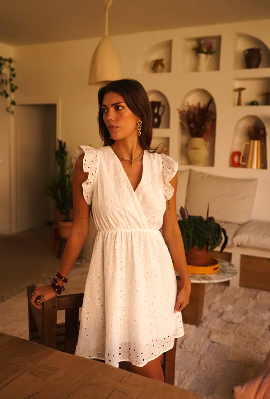 Lilly dress Vit