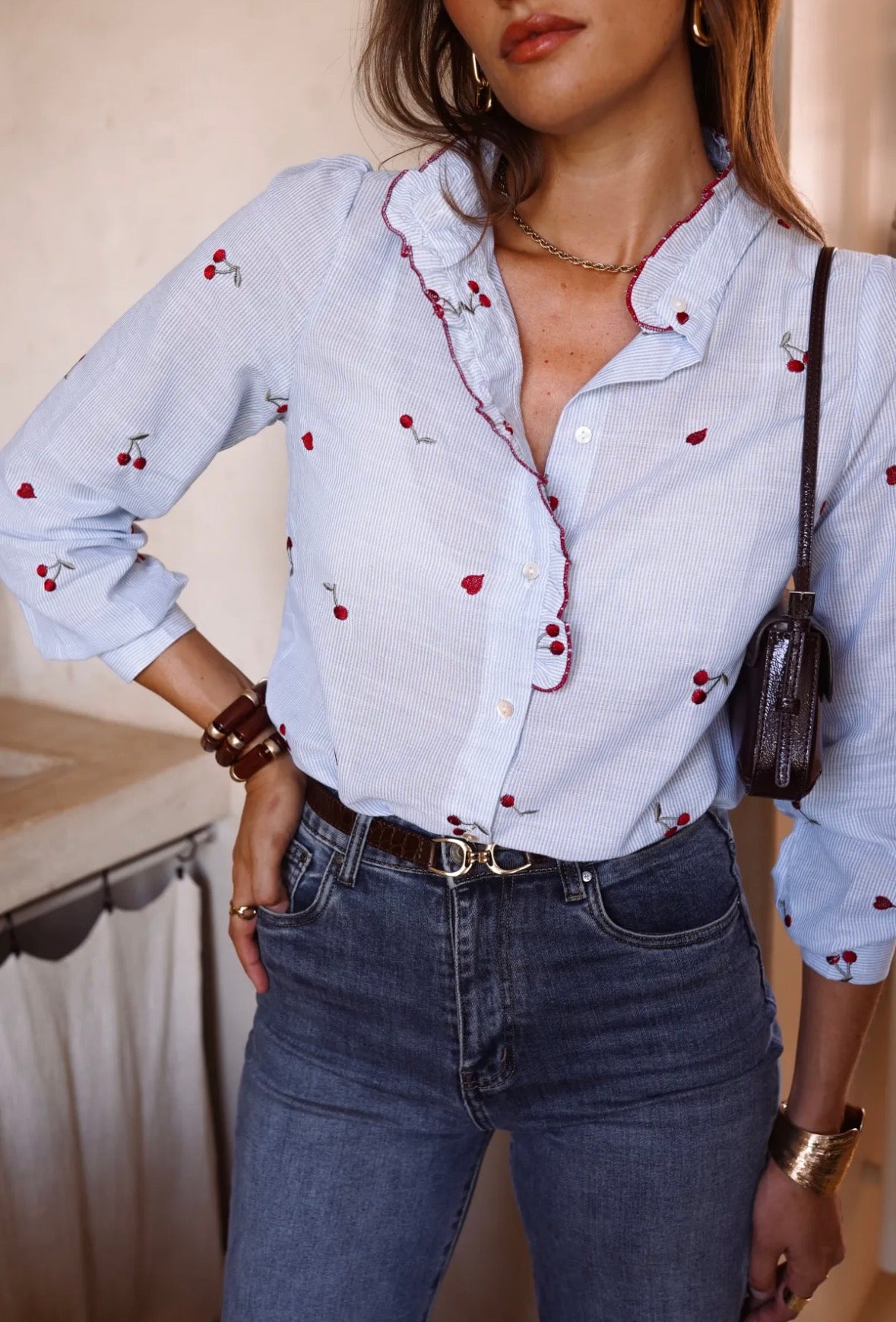 Cherry blouse