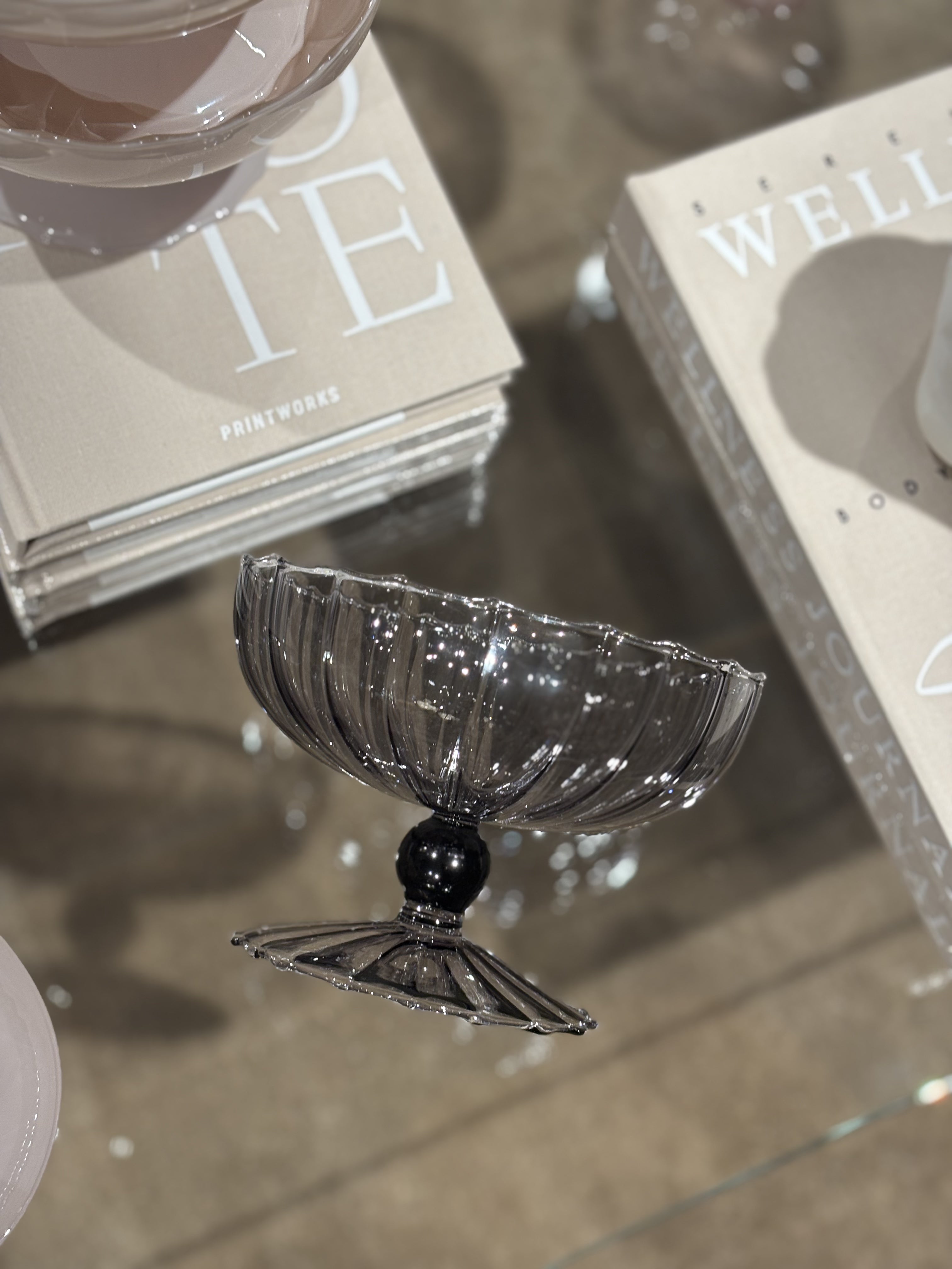 Dessertskål rökgrå