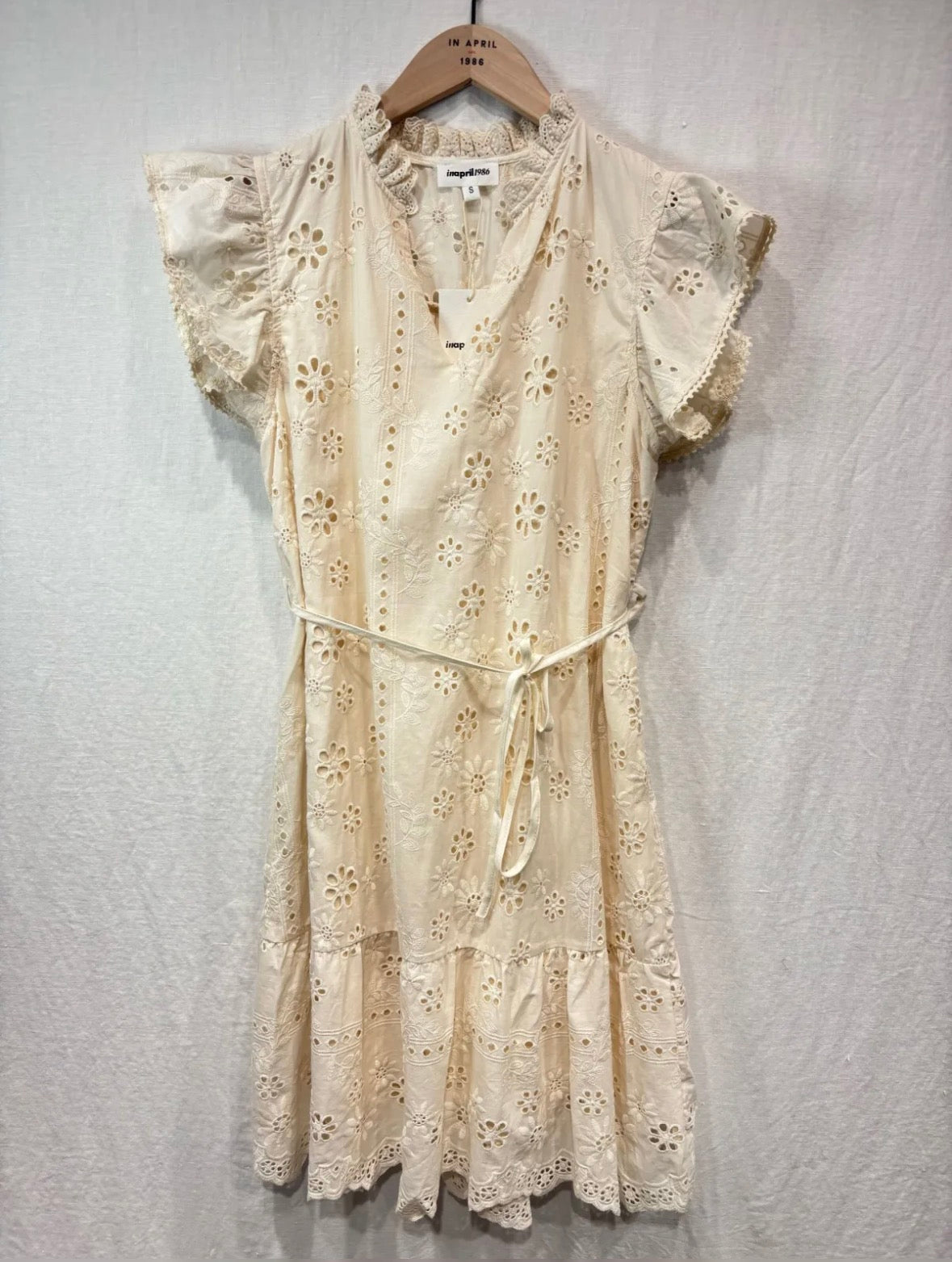 Spring dress Creme beige