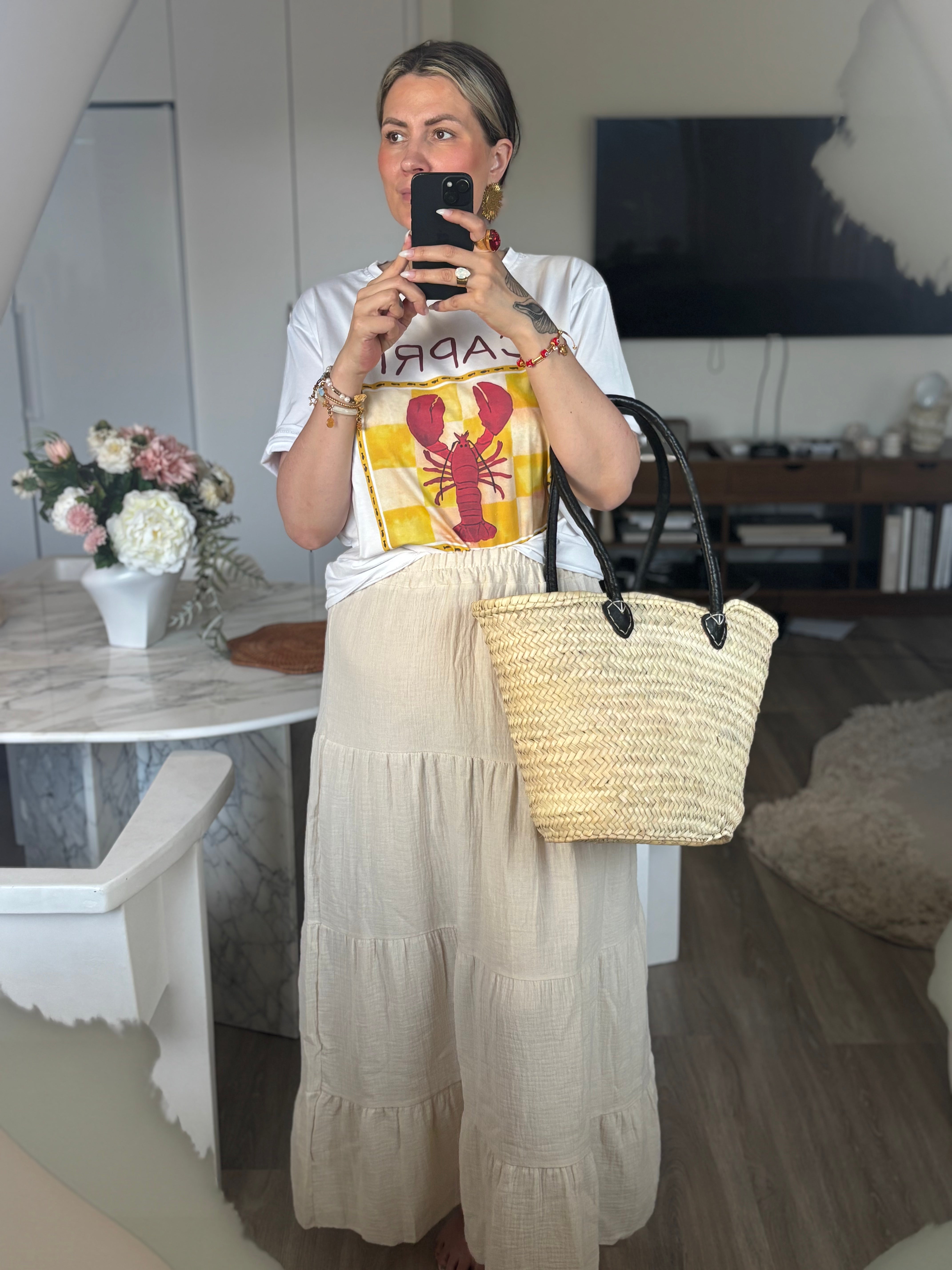 Milly kjol Beige 36-46