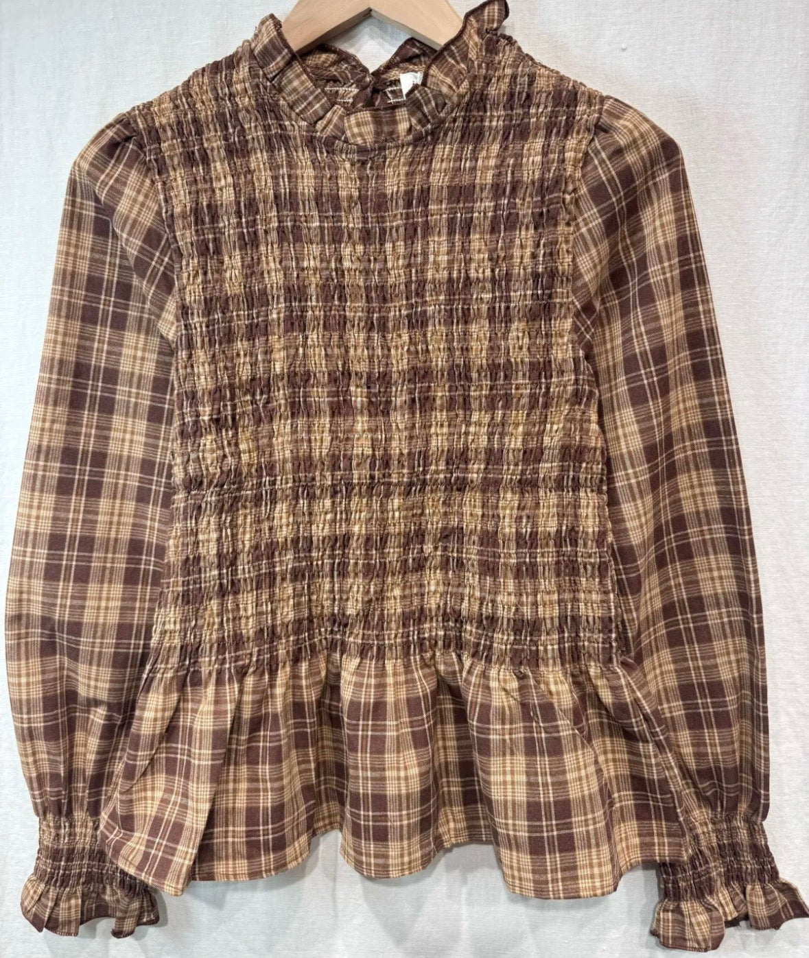 Aida Smockblus rutig