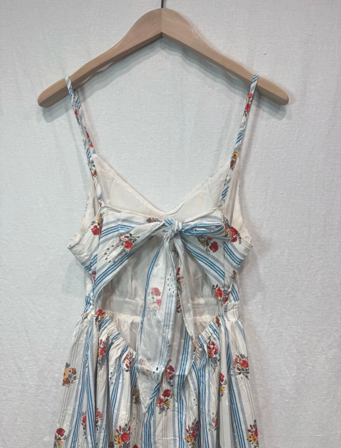 Norah klänning Flower and stripes