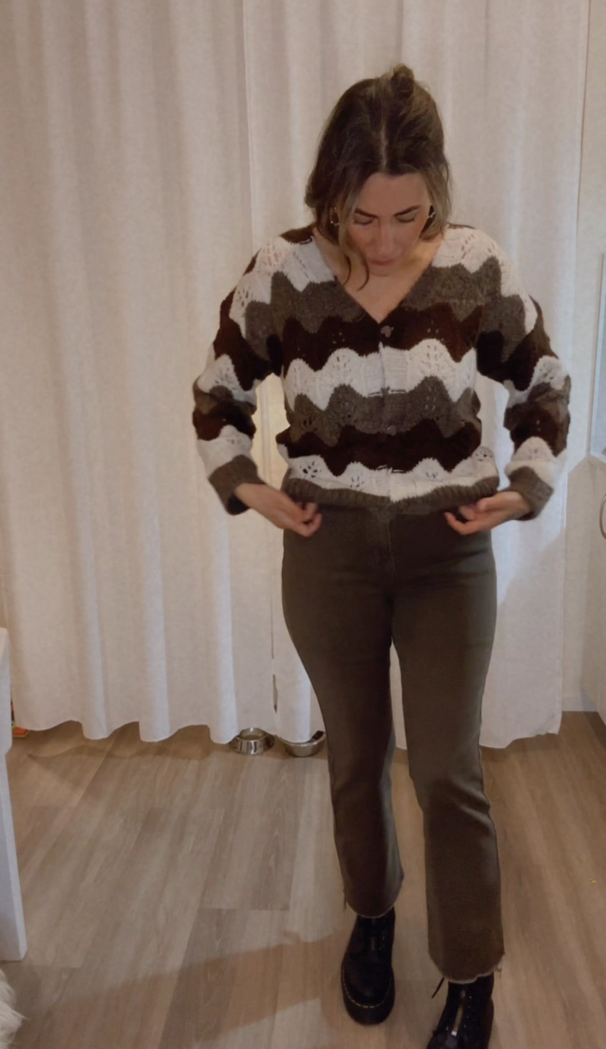 Folyrose Jeans mörk Taupe/brun