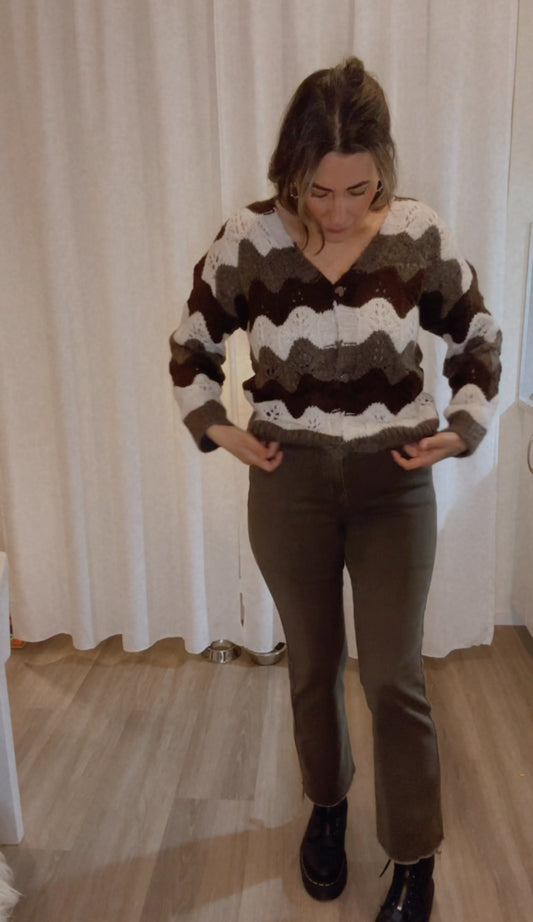 Linda Jeans mörk Taupe/brun