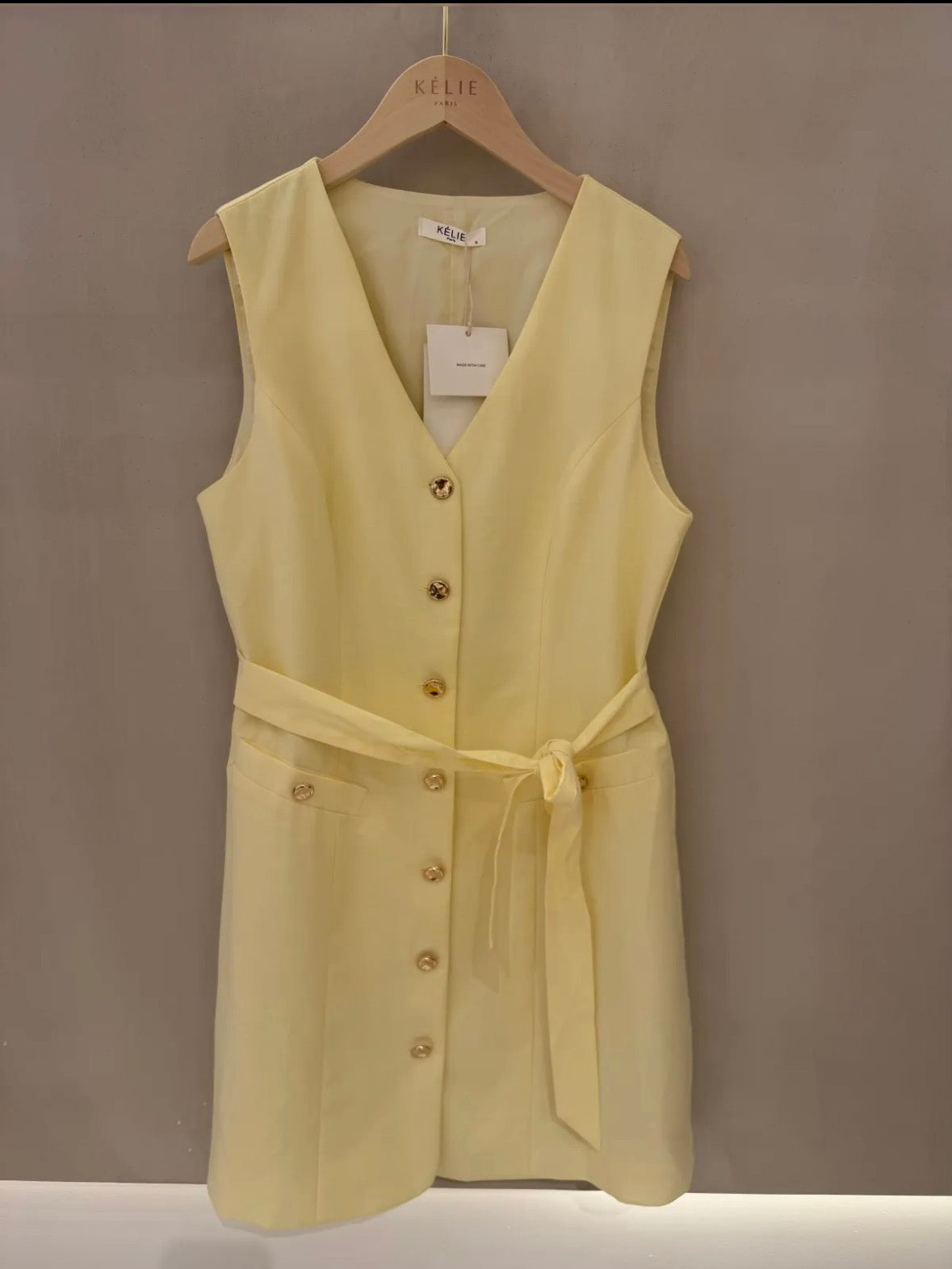 Lina dress yellow