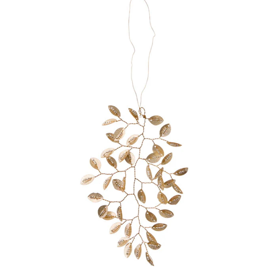 Beaded Ornament Twig H14cm Clio
Champagne