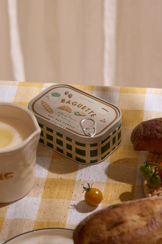 Doftljus i plåtask Bistro - Baguette
