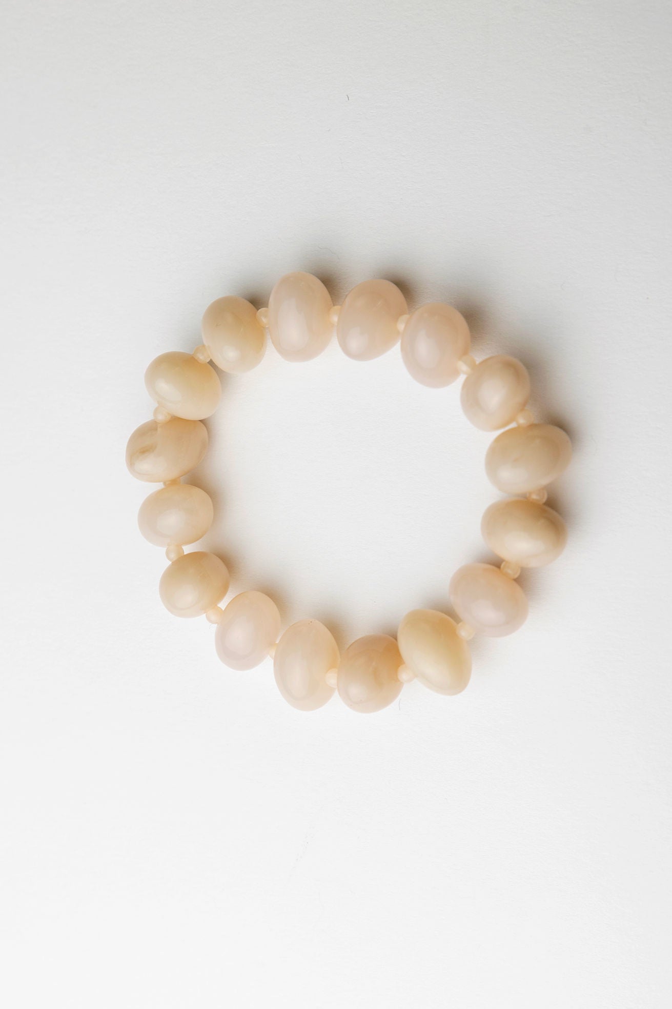 Arta Bead bracelet creme
