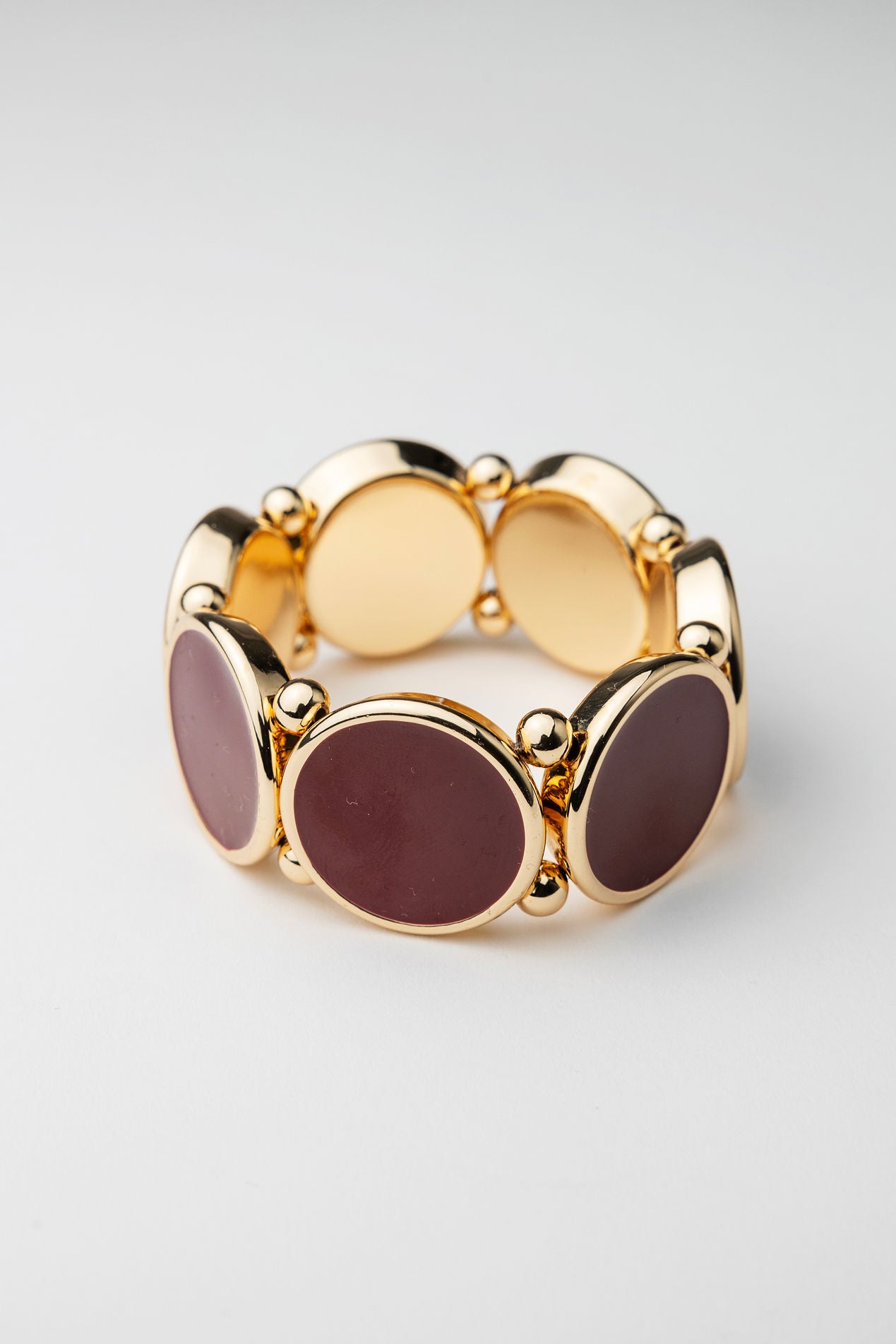 Ava elastic bracelet Burgundy
