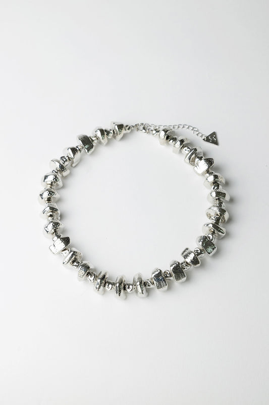 Luna Bead necklace silver