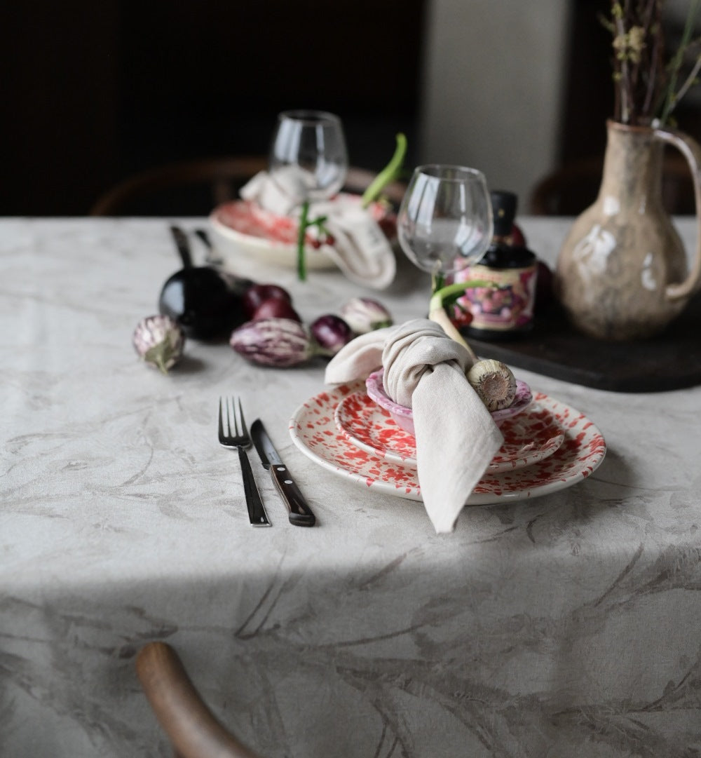 Elaine Linen/Creme duk
